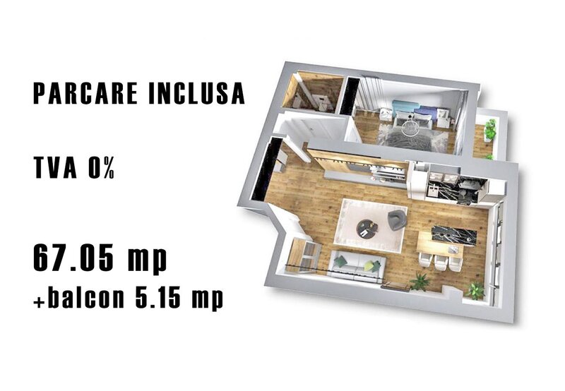 Pipera  Ivory Residence| rond OMV  2 camere+ parcare  tva zero